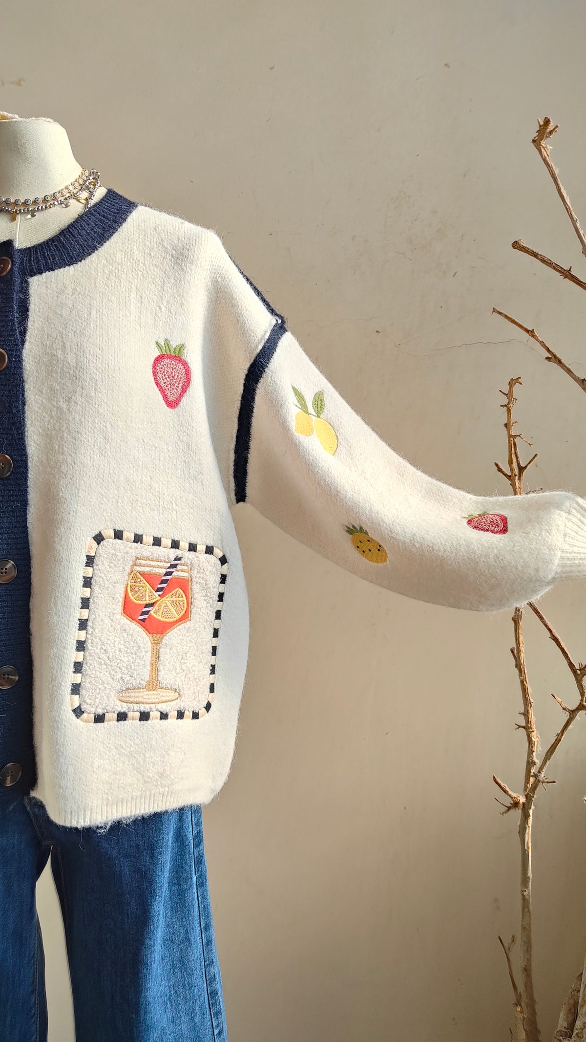 Cardigan Bonbon – Fantasia Ricamata