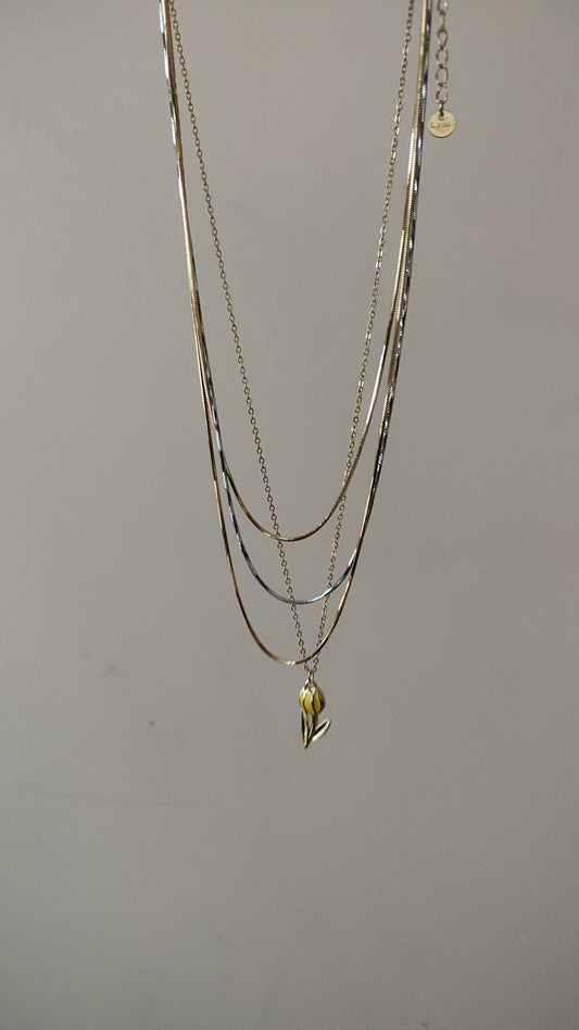 Set Collane Golden Leaf