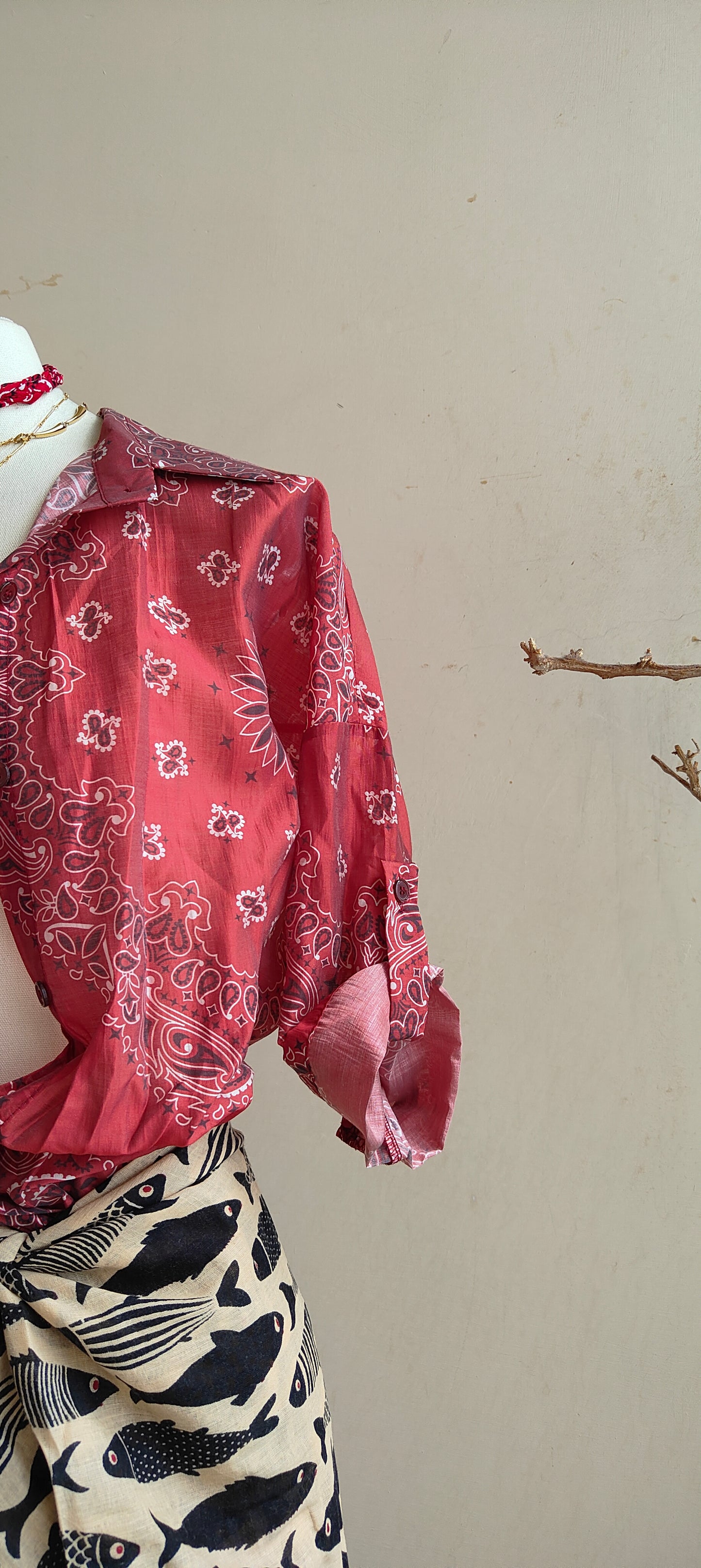 Camicia Bandana Chic