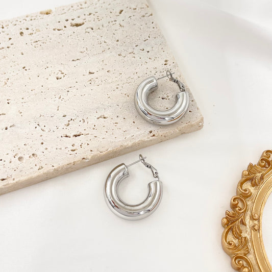 Orecchini cerchio largo