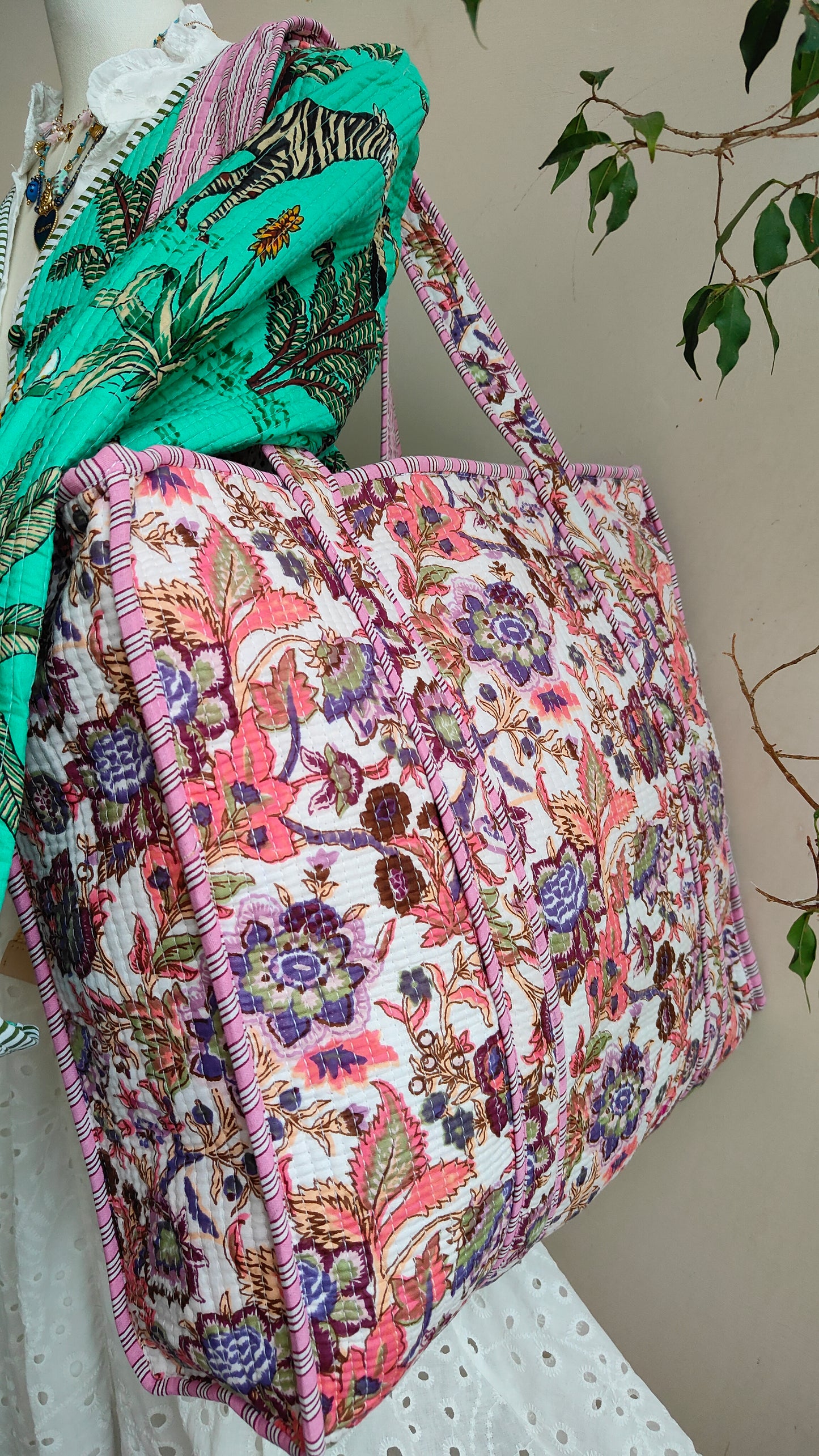 Borsa Trapuntata in Cotone – Maxi