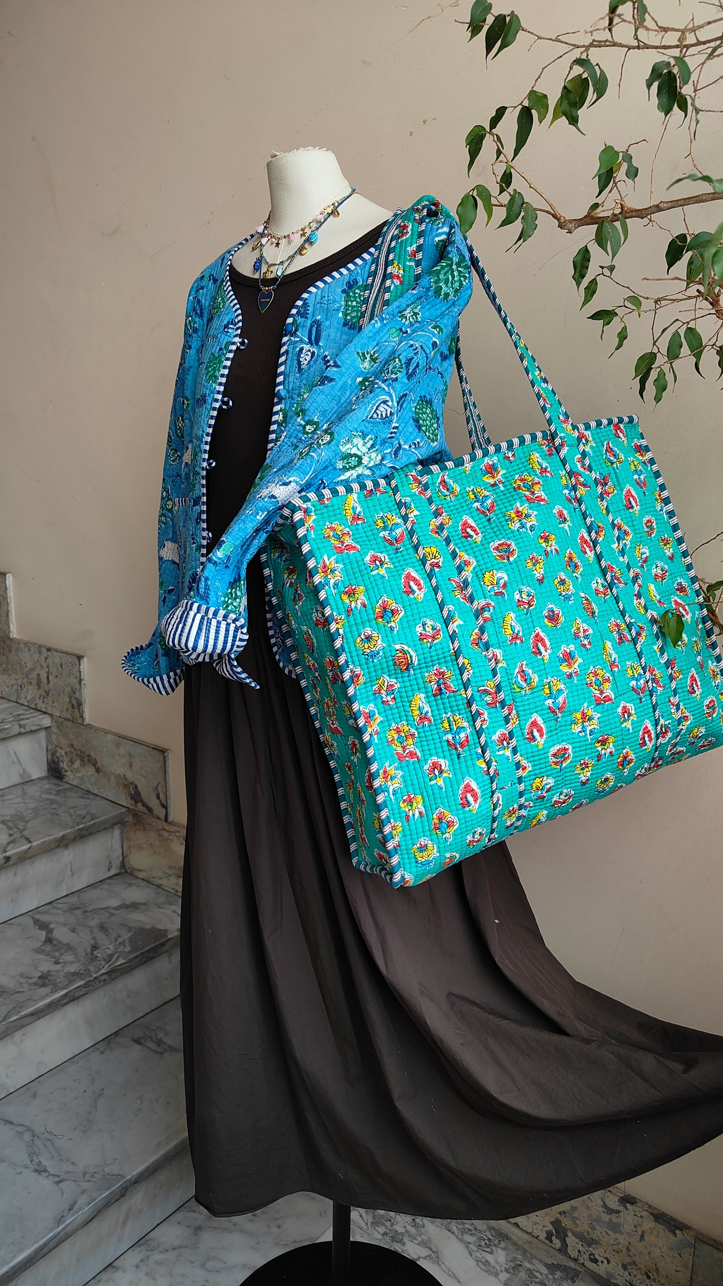 Borsa Trapuntata in Cotone – Maxi