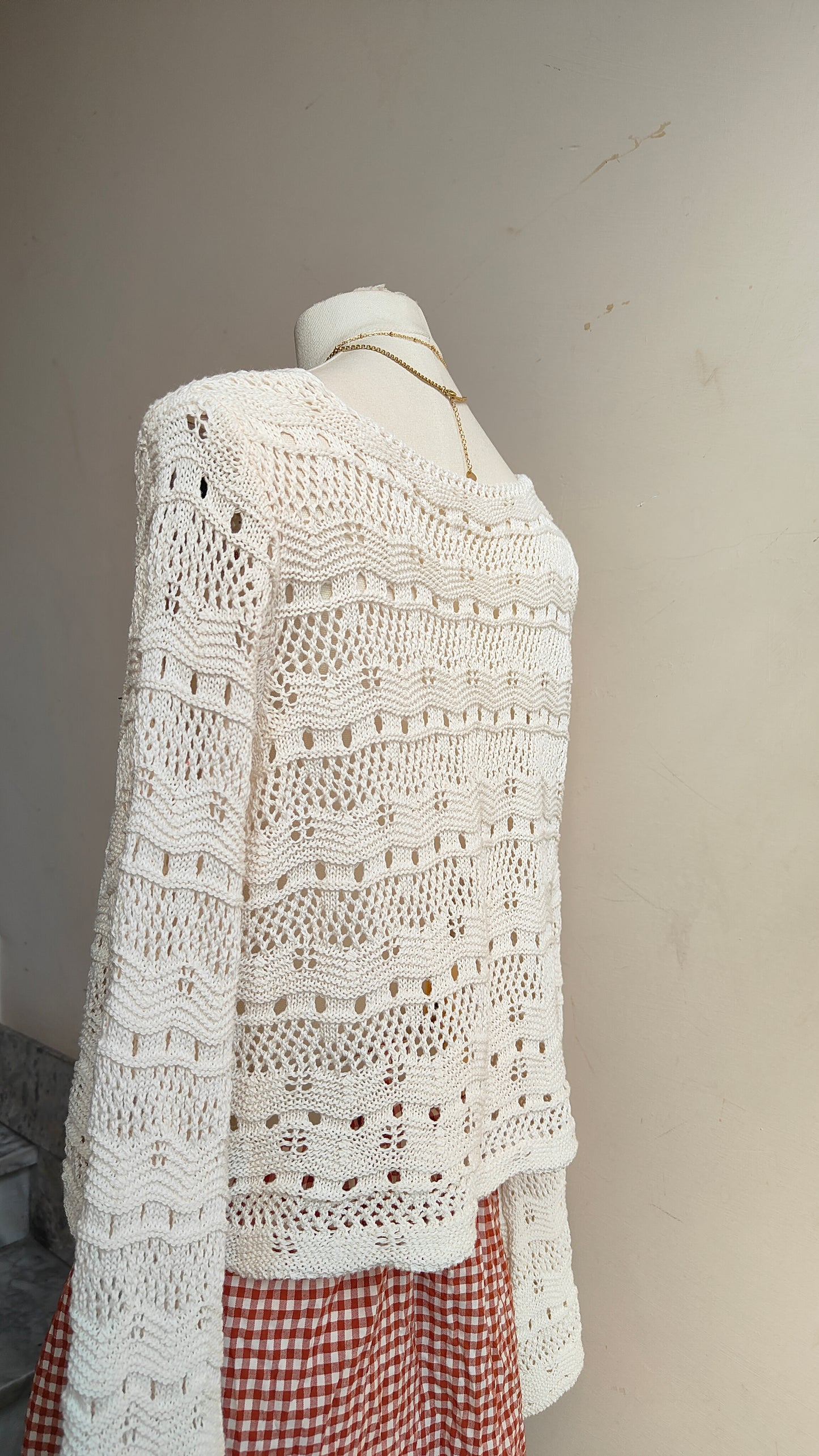 Cardigan Fili di Nuvol in cotone