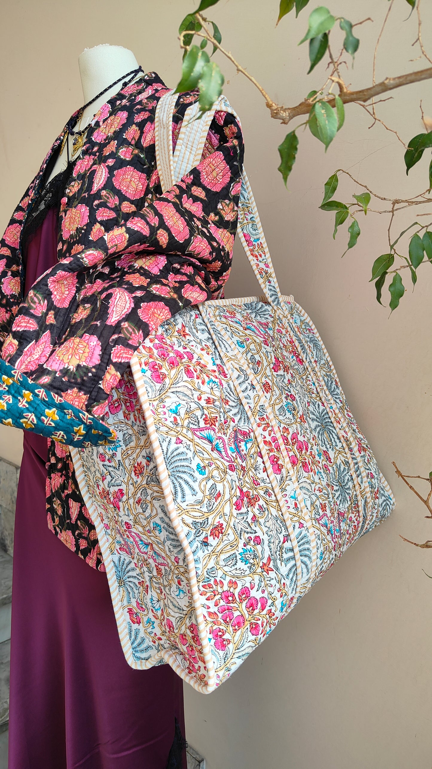 Borsa Trapuntata in Cotone – Maxi
