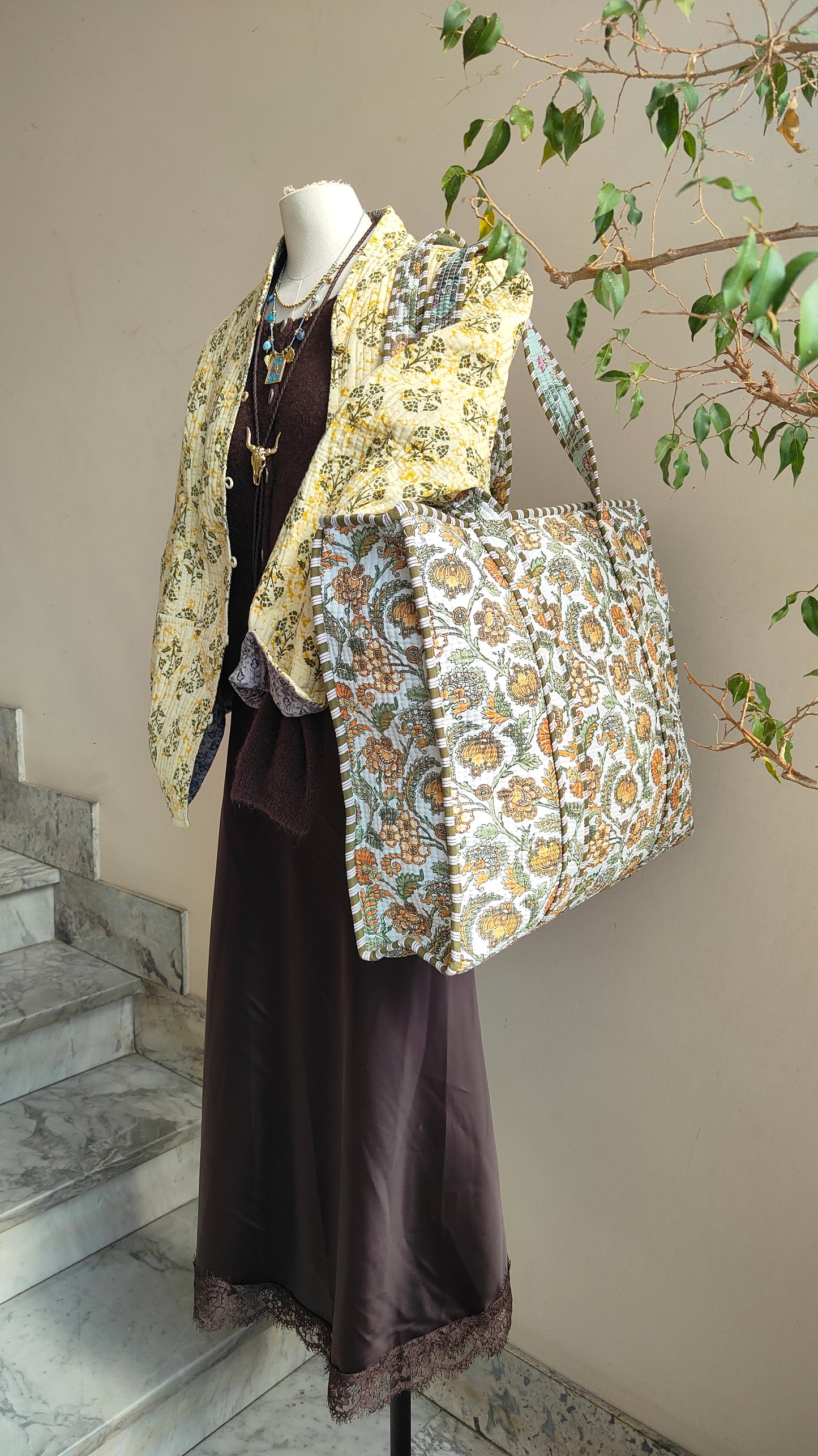 Borsa Trapuntata in Cotone – Maxi