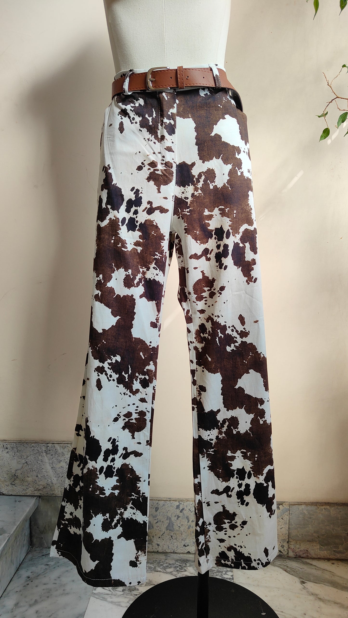 Pantaloni Cowprint