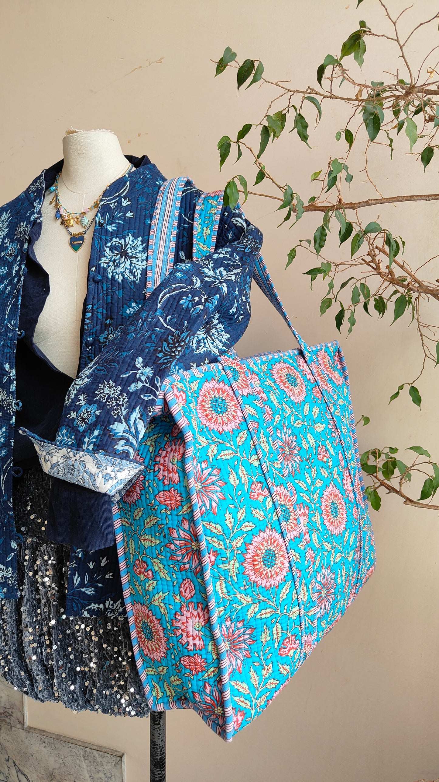 Borsa Trapuntata in Cotone – Maxi