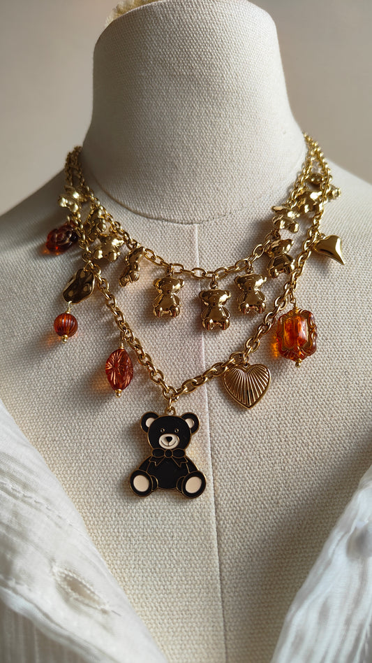 Collana Teddy Charm