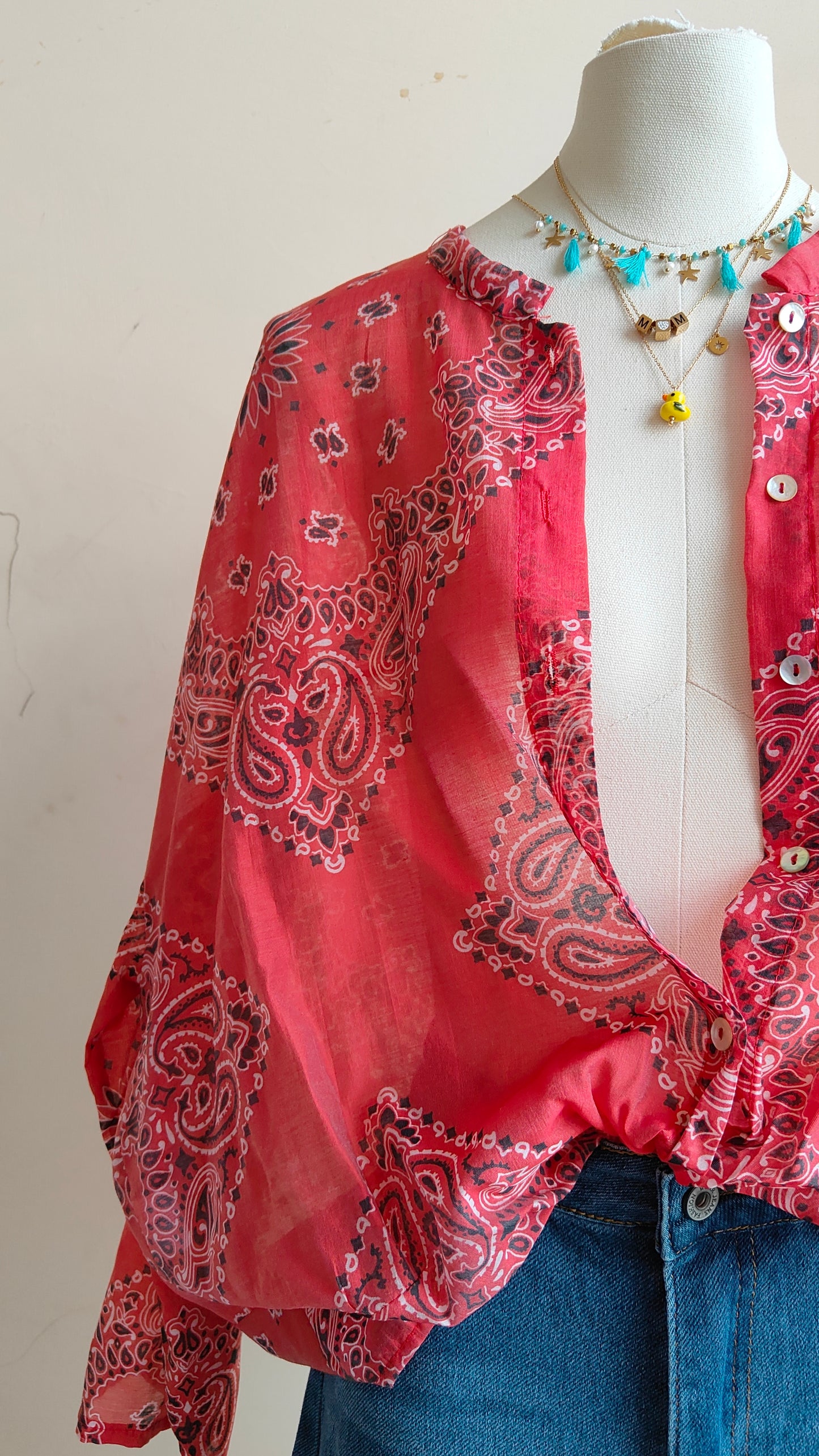 Camicia Bandana Chic