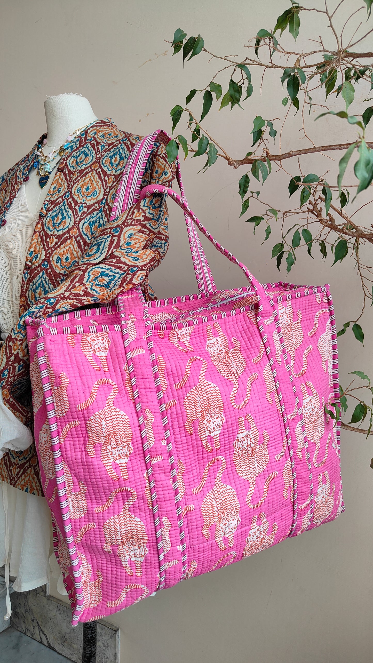 Borsa Trapuntata in Cotone – Maxi