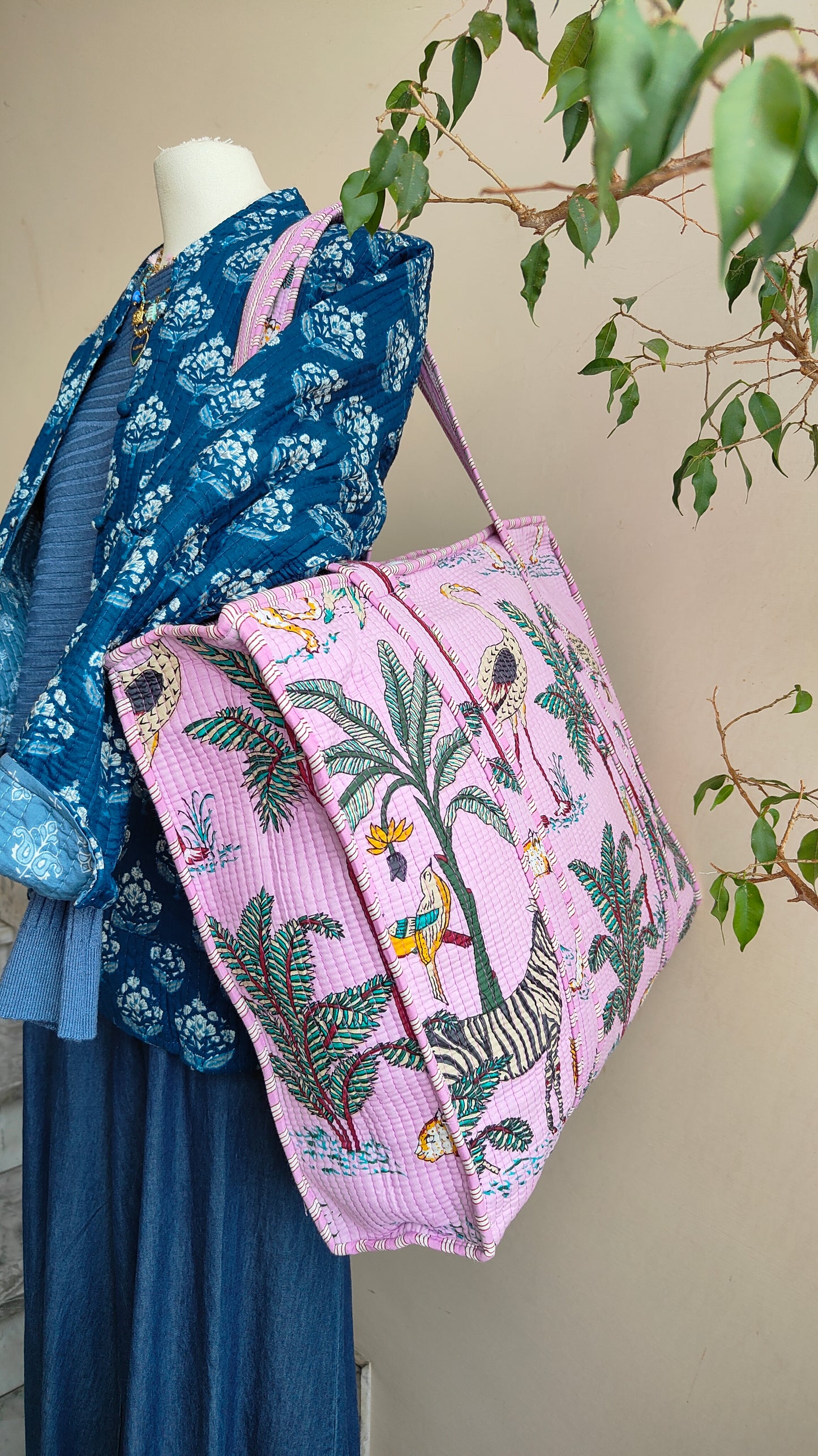 Borsa Trapuntata in Cotone – Maxi