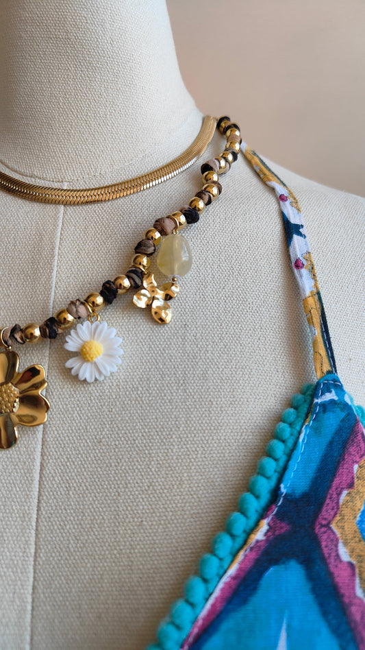 Set Collane Sole e Fiori