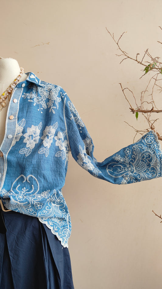 Camicia Ricamo Eterea