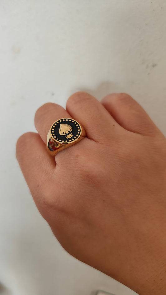 Anello cuore sacro