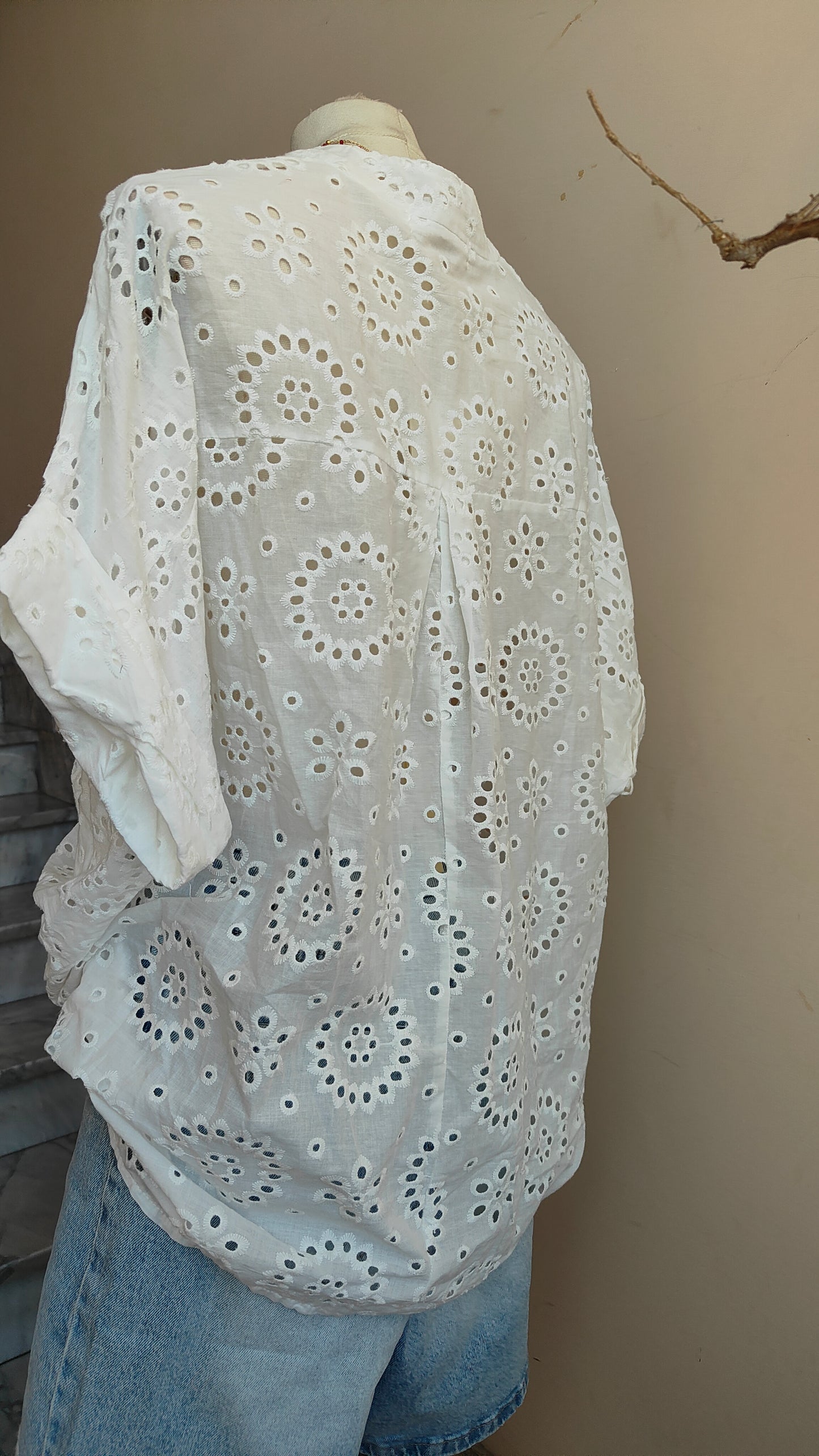 Camicia Broderie Fleur