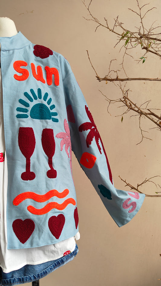 Giacca Boho Denim