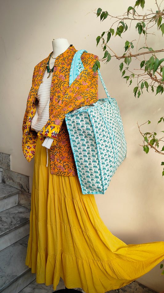 Borsa Trapuntata in Cotone – Maxi