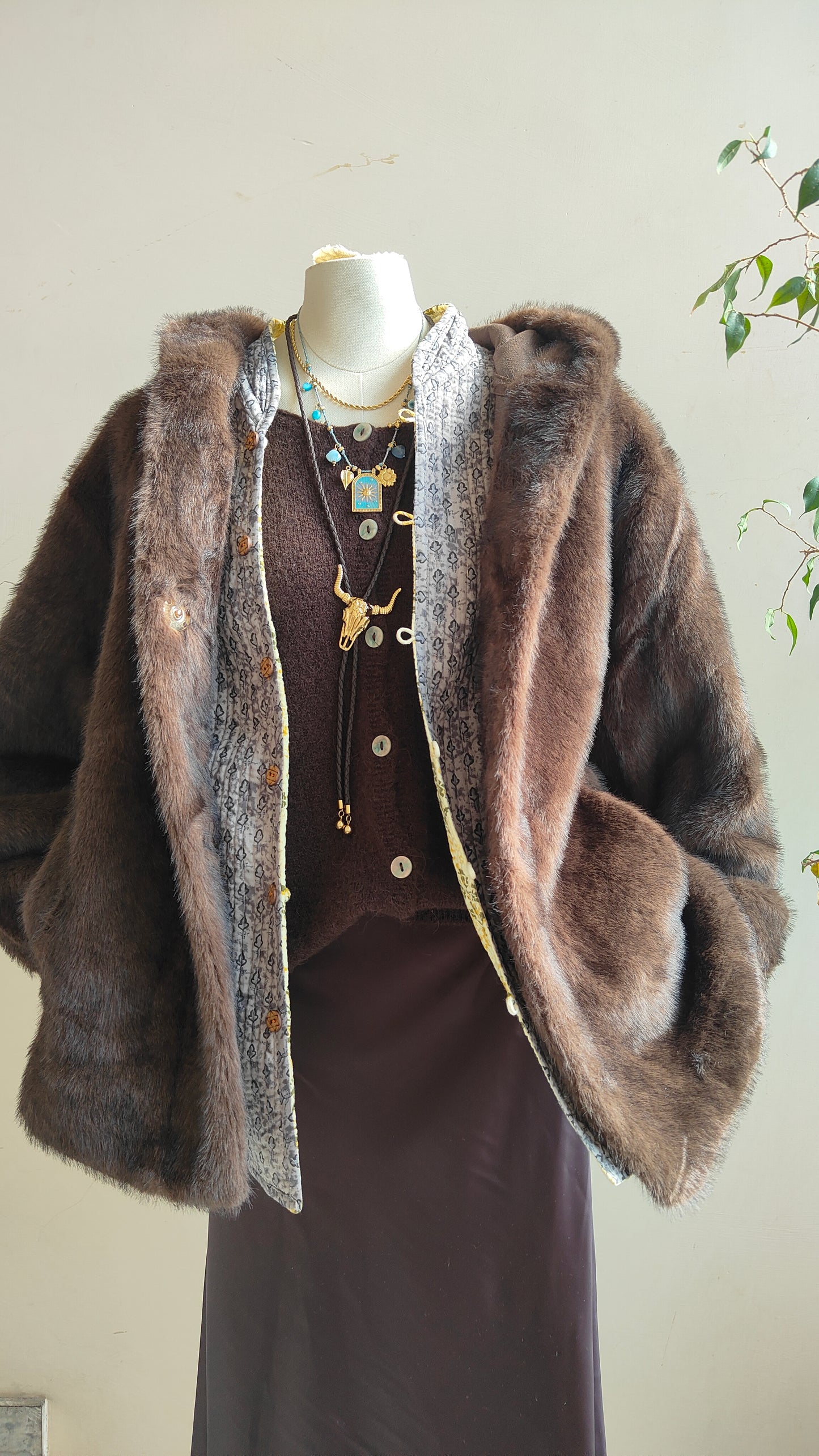 Giacca Moon Light in eco-pelliccia