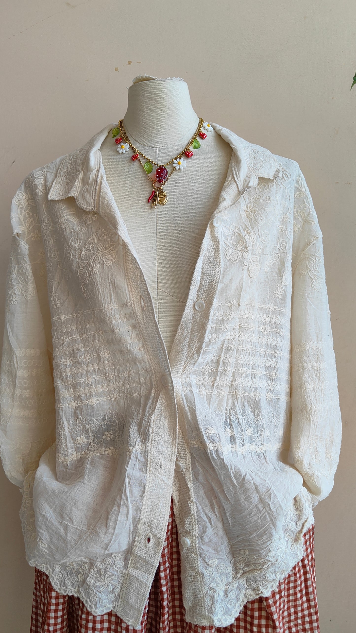 Camicia Soffio Ricamato