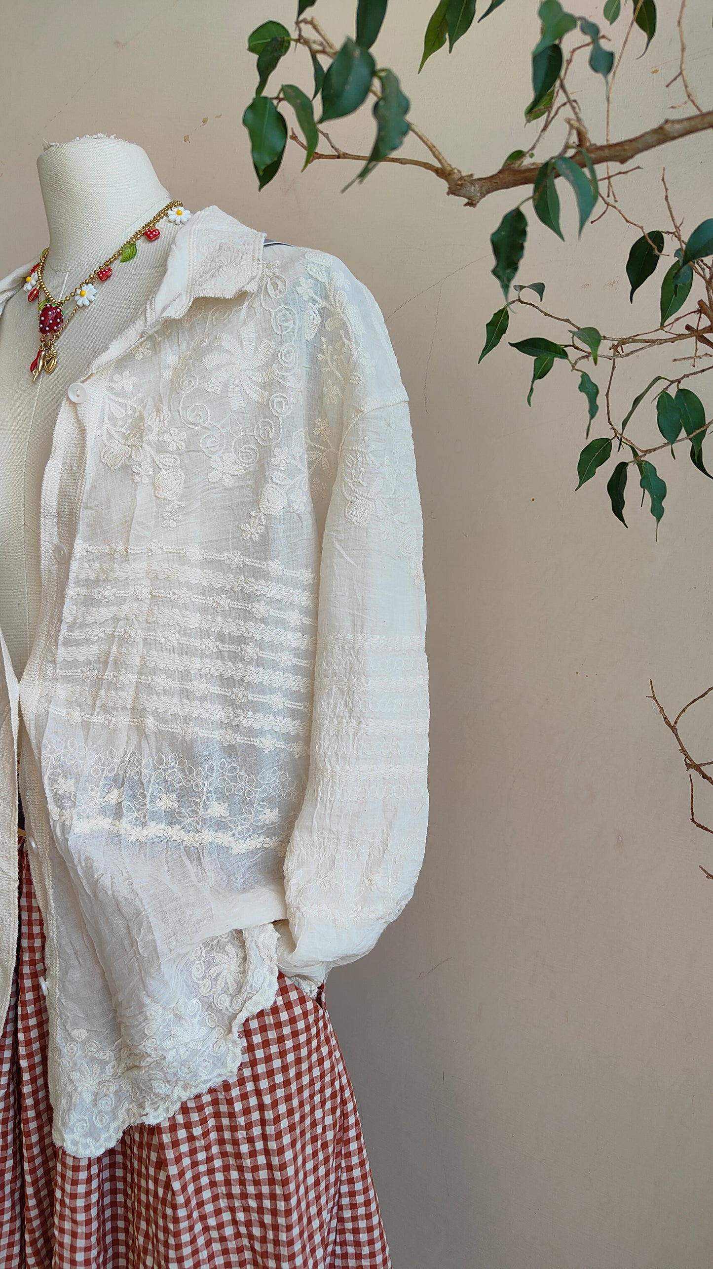 Camicia Soffio Ricamato
