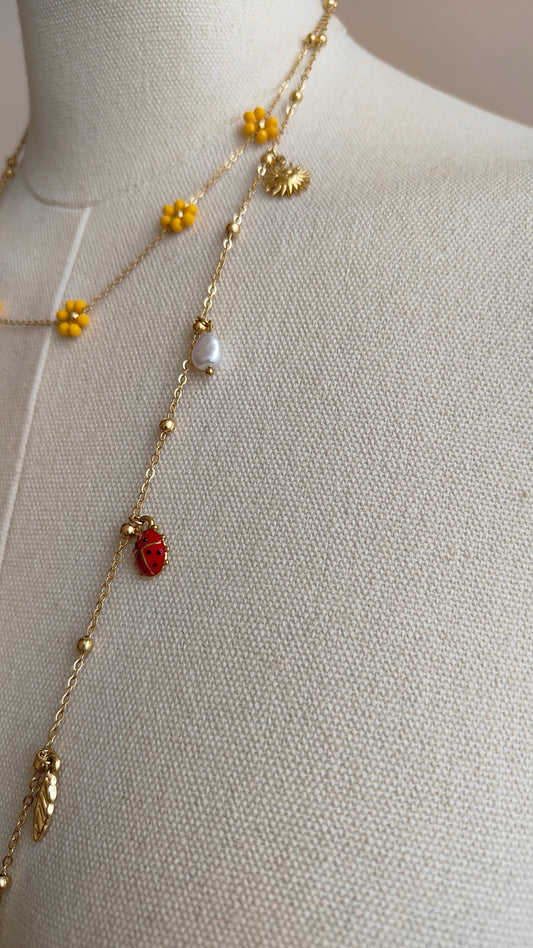 Duo Collane Sole & Fiori