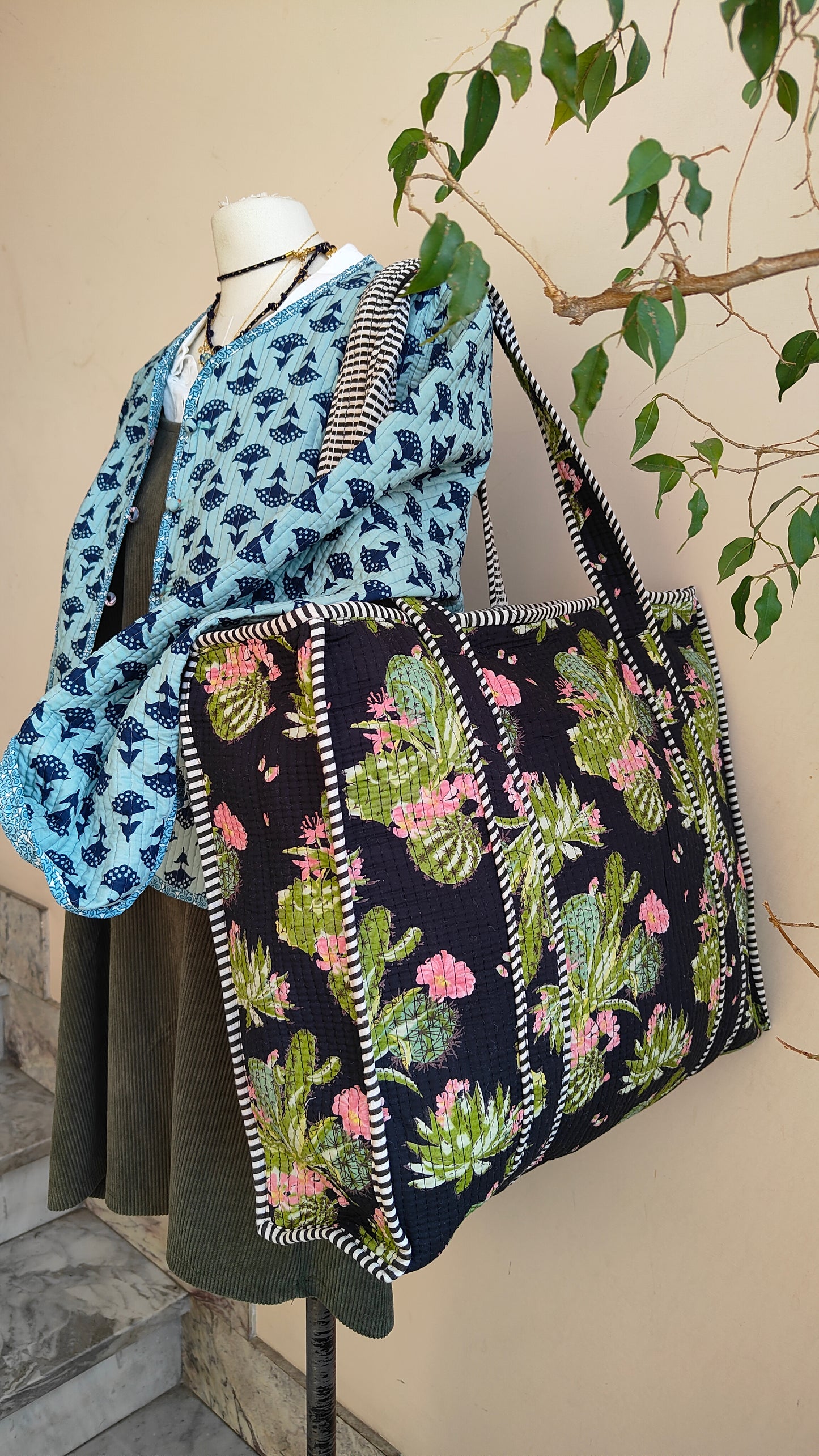 Borsa Trapuntata in Cotone – Maxi