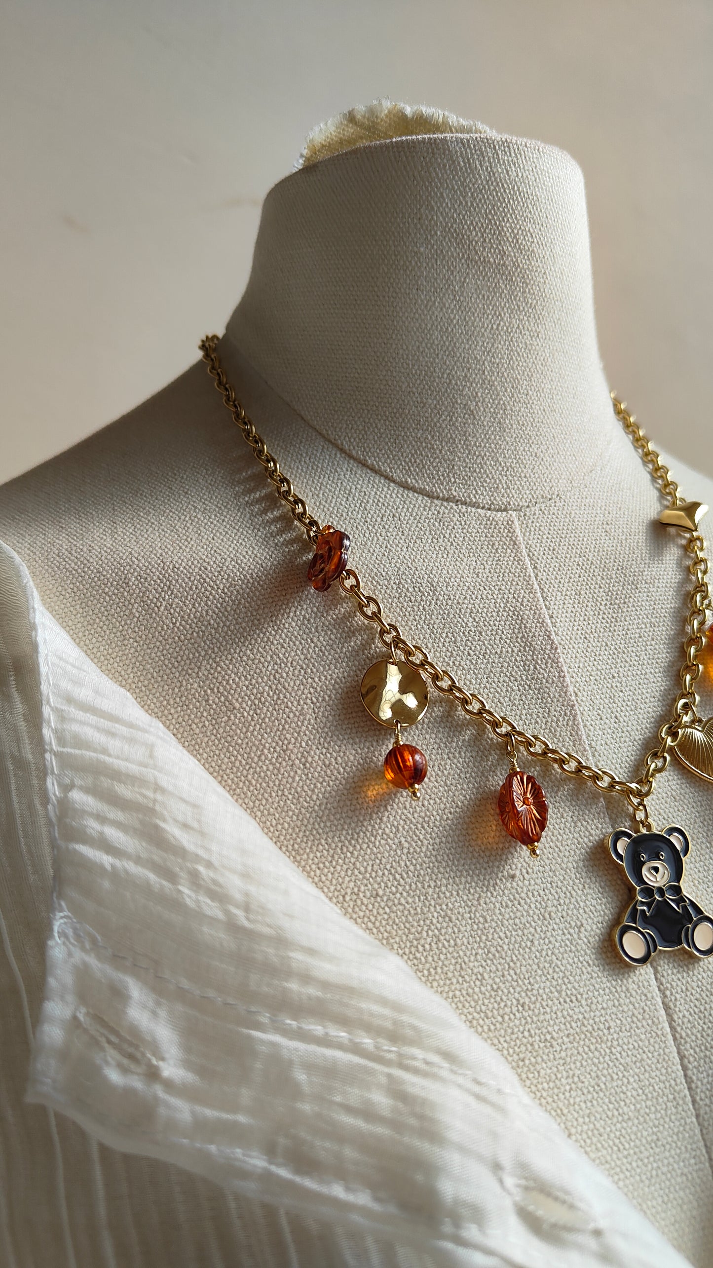 Collana Teddy Charm