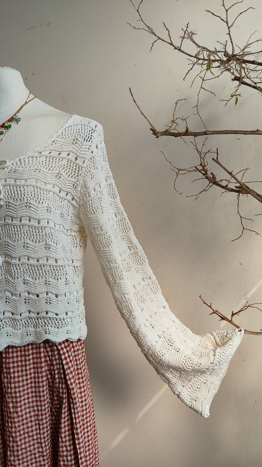 Cardigan Fili di Nuvol in cotone