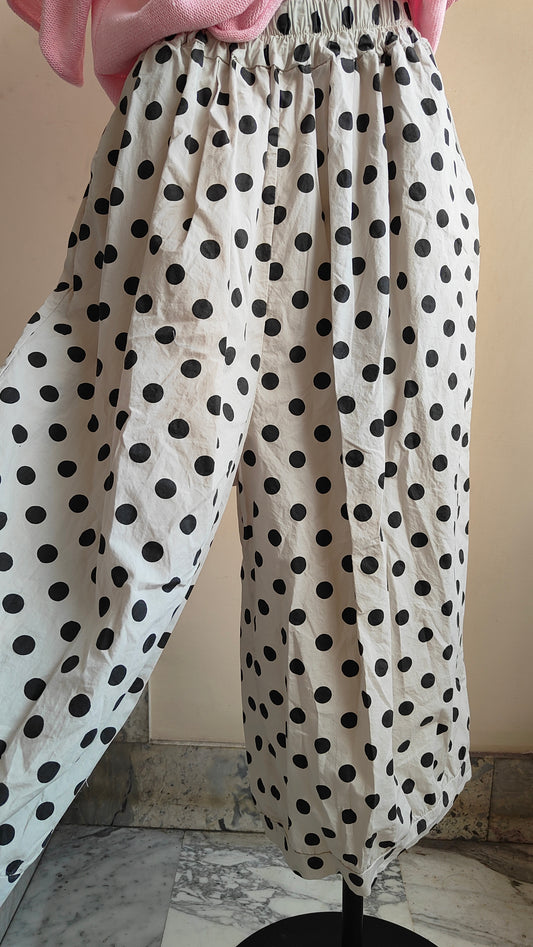 Pantaloni Pois Balloon