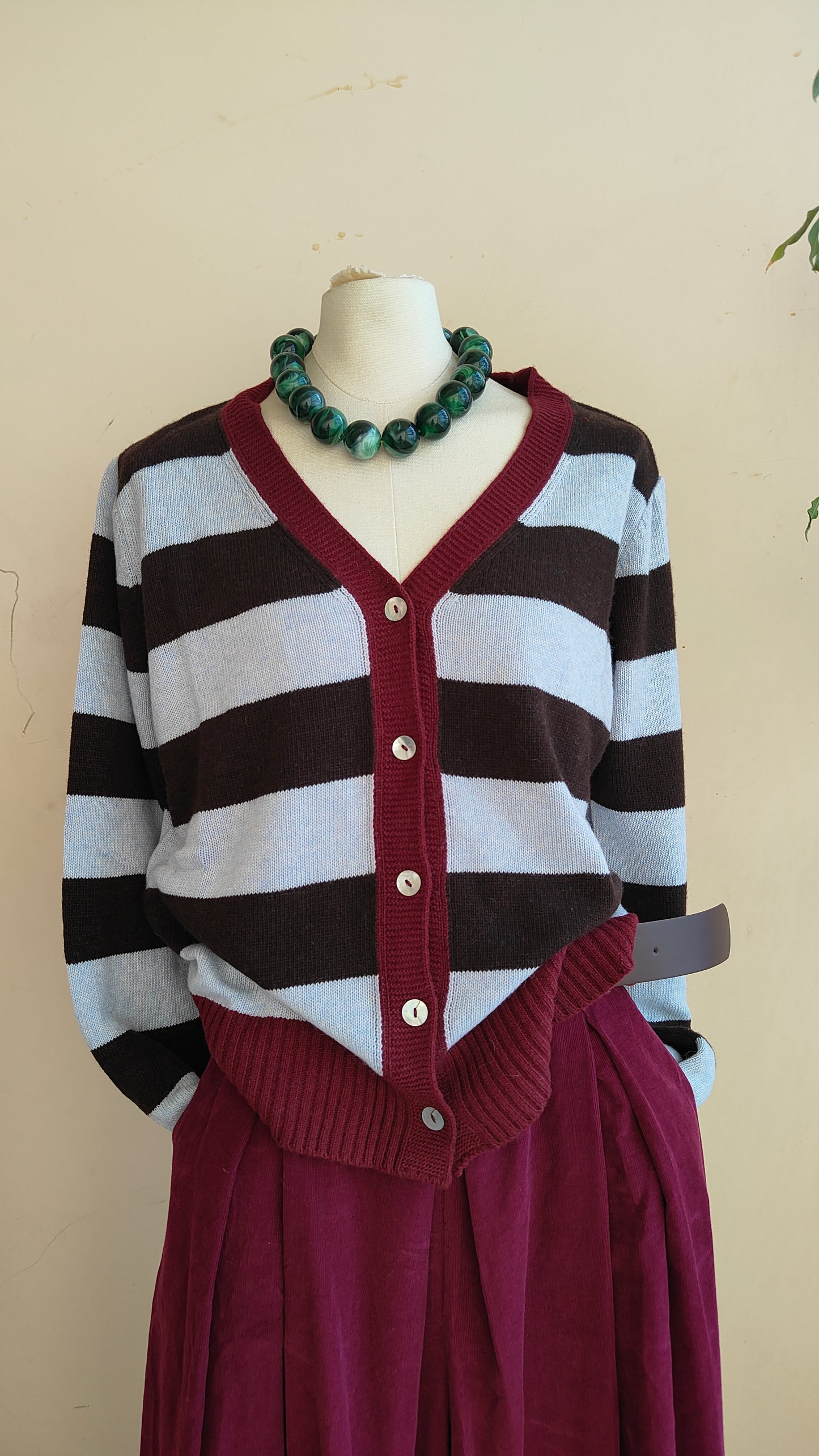 Cardigan Riviera a righe