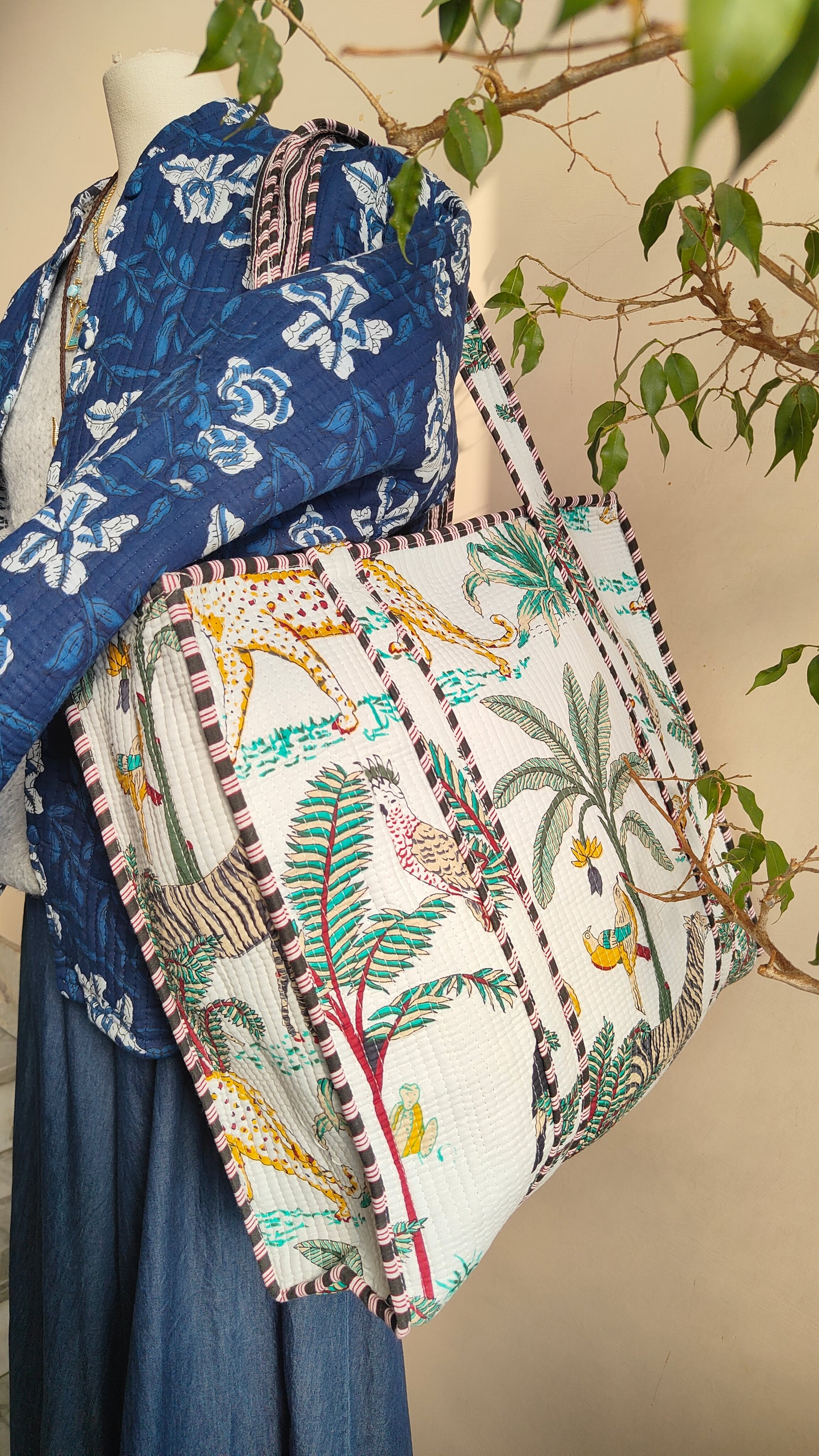 Borsa Trapuntata in Cotone – Maxi