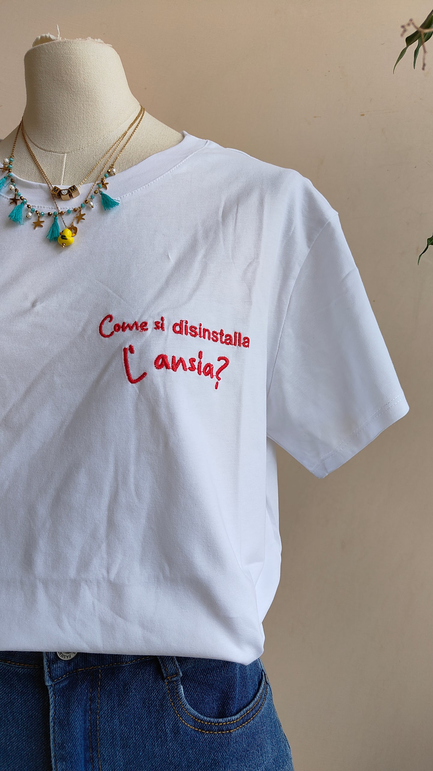 T-shirt Disinstalla l’ansia