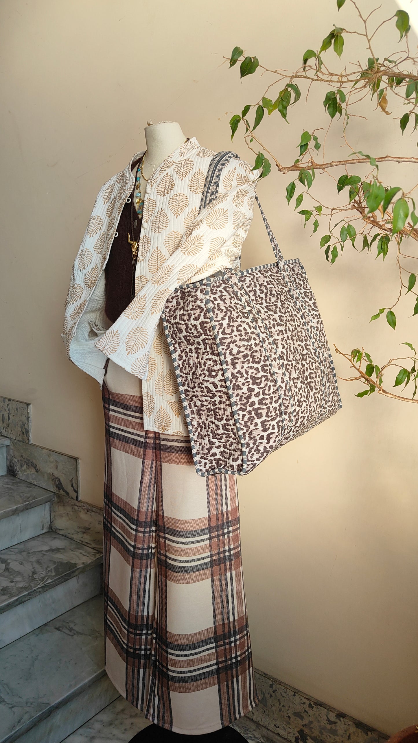 Borsa Trapuntata in Cotone – Maxi