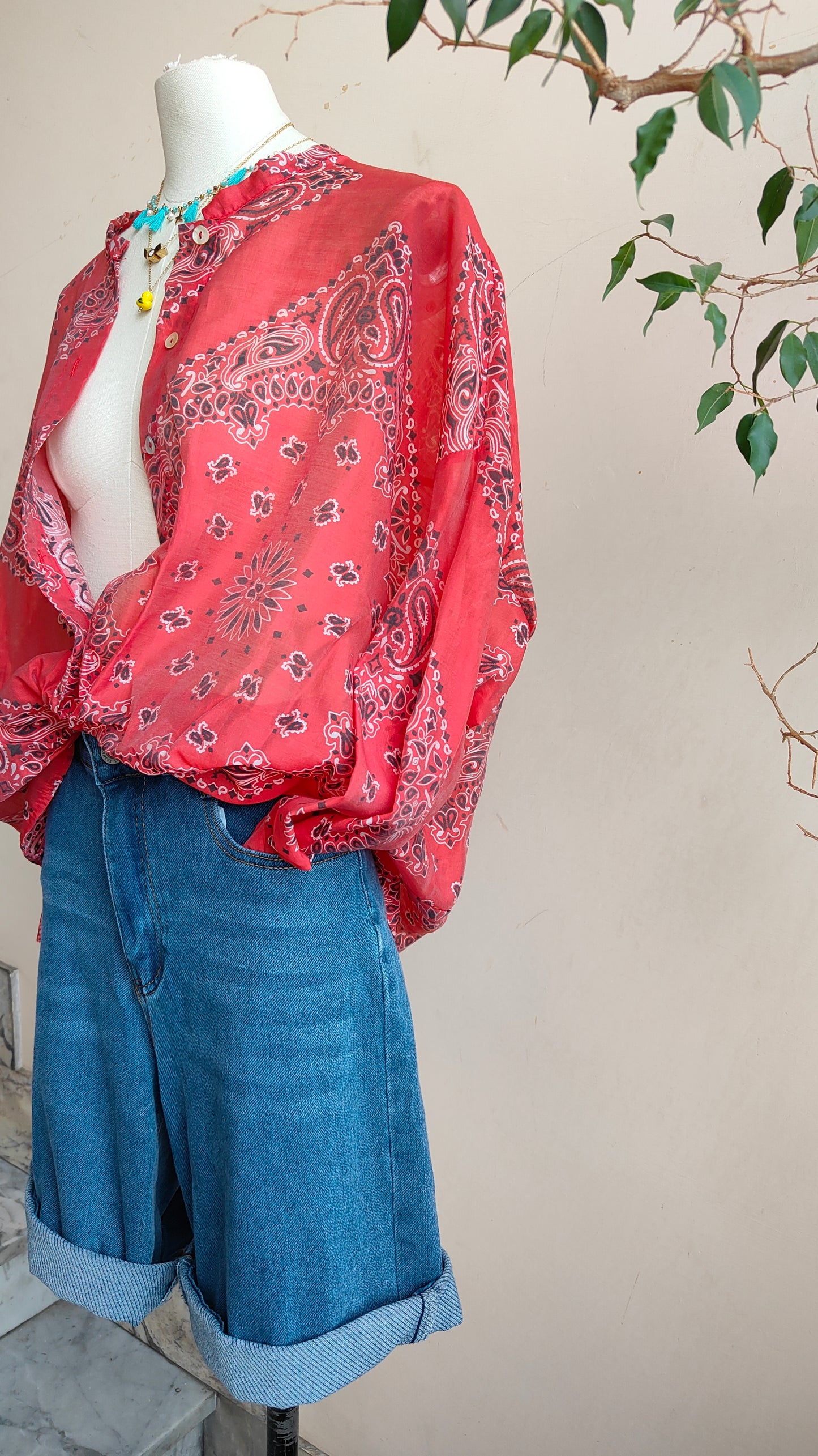 Camicia Bandana Chic