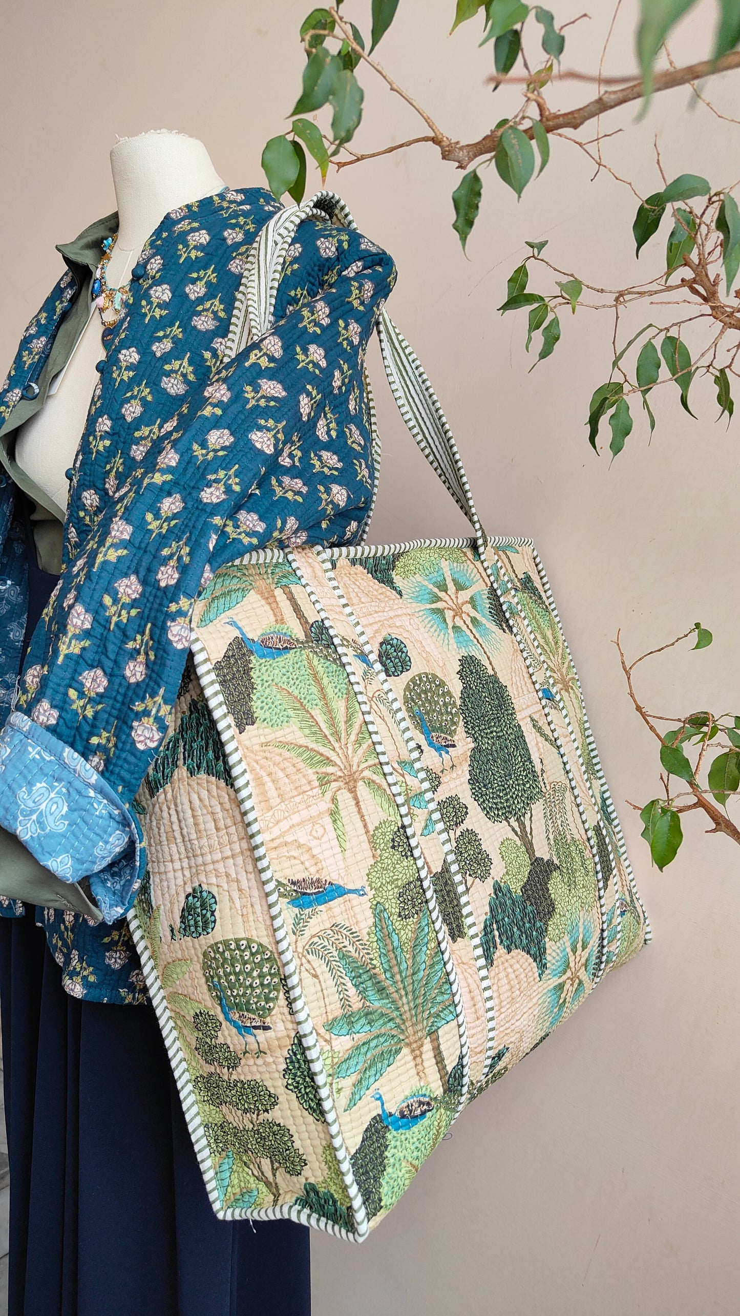 Borsa Trapuntata in Cotone – Maxi