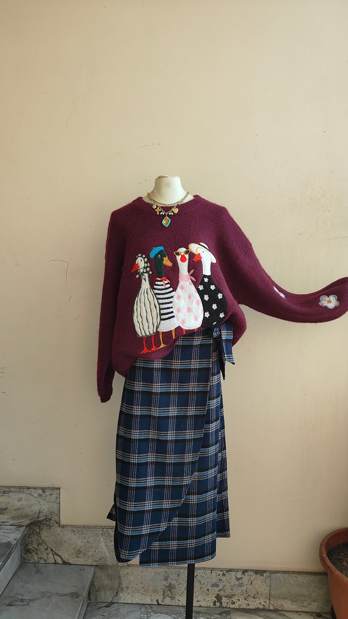 Maglione Goose Parade