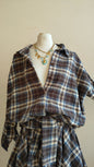 COMPLETO CHECK – CAMICIA & GONNA ASIMMETRICA
