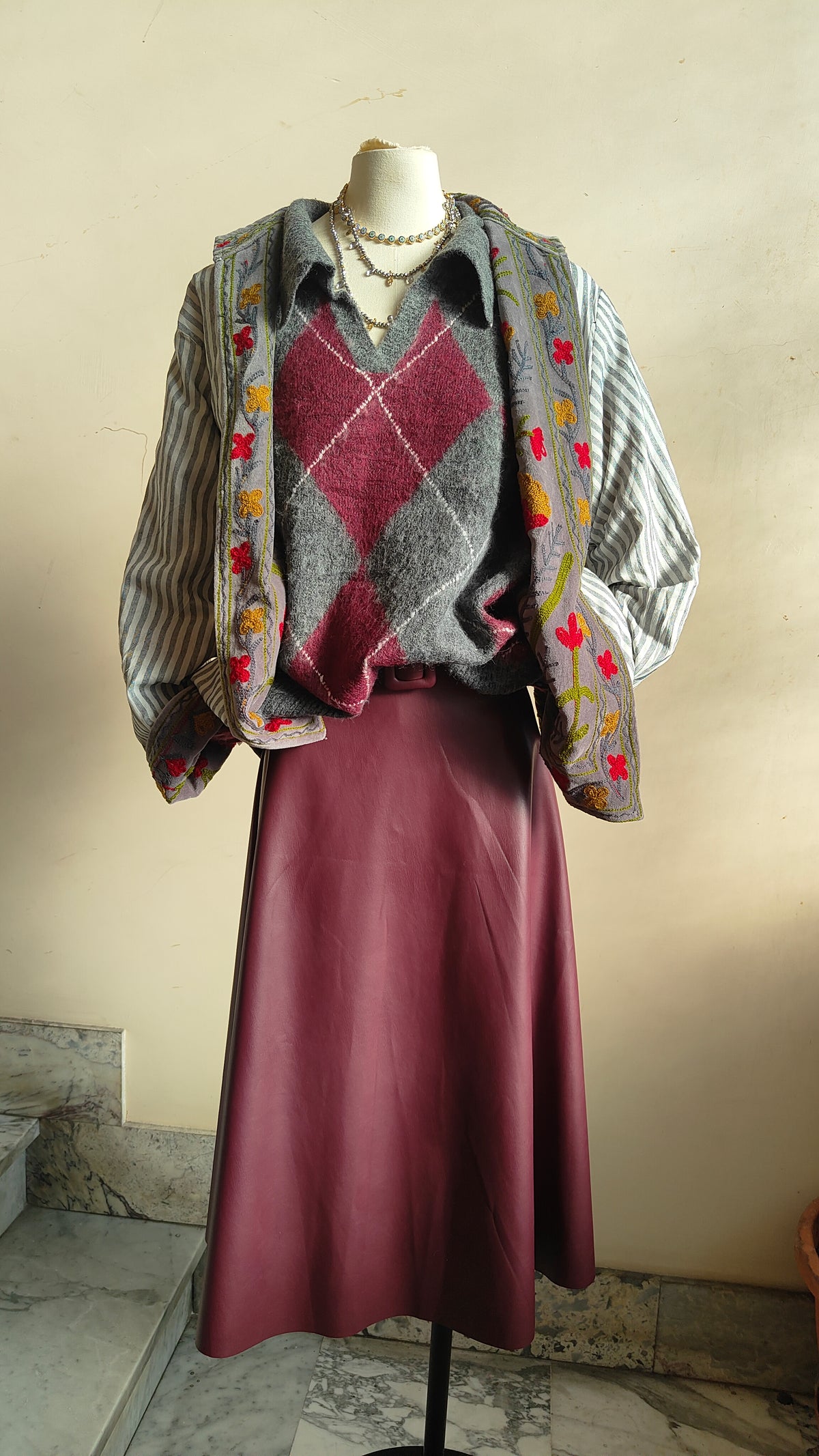 Giacca Boho con Tasche Laterali
