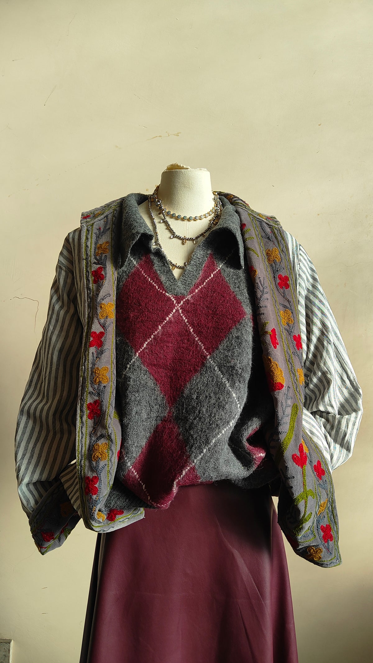 Giacca Boho con Tasche Laterali