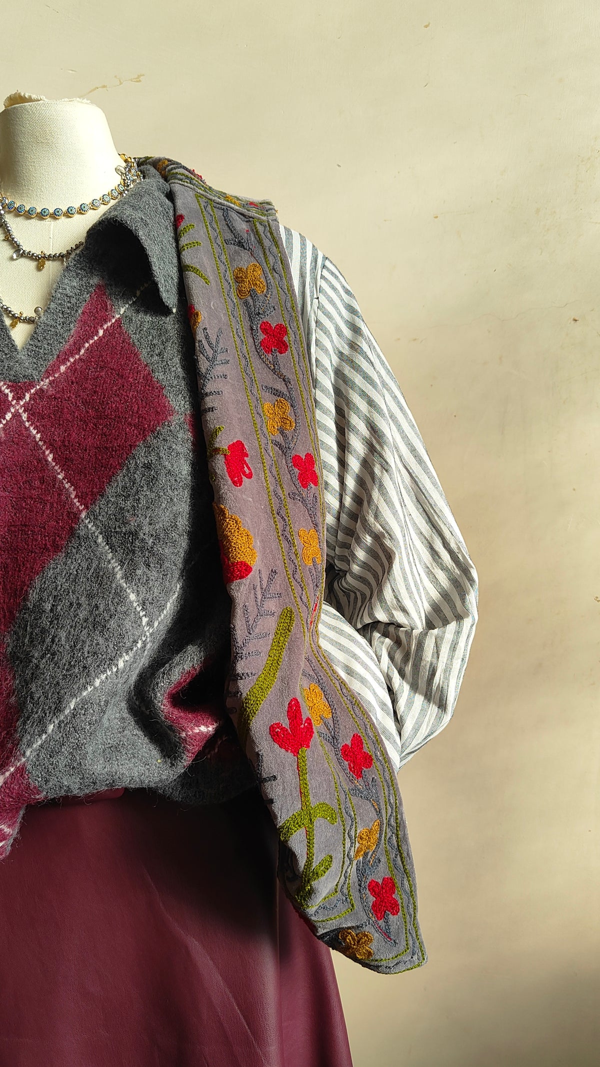 Giacca Boho con Tasche Laterali