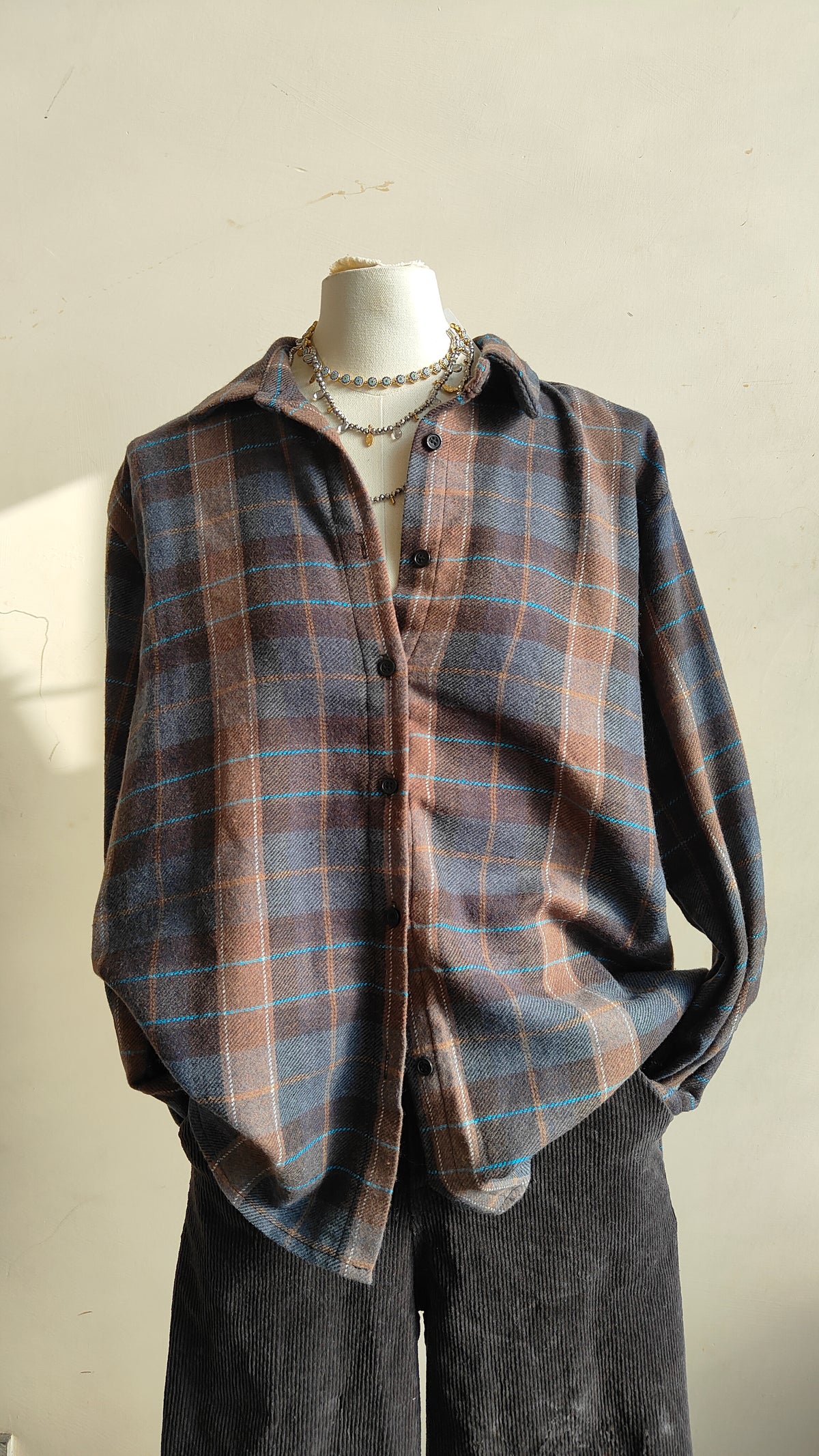 CAMICIA CHECK OVERSIZE