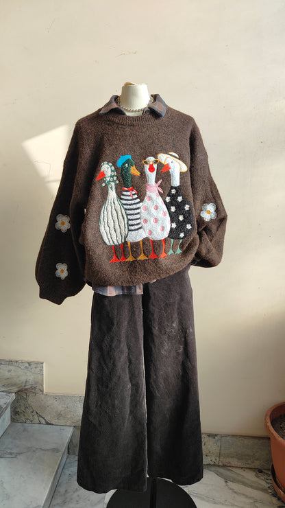 Maglione Goose Parade