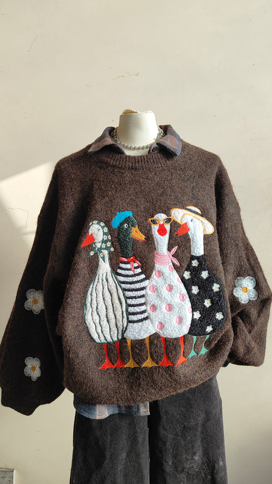 Maglione Goose Parade