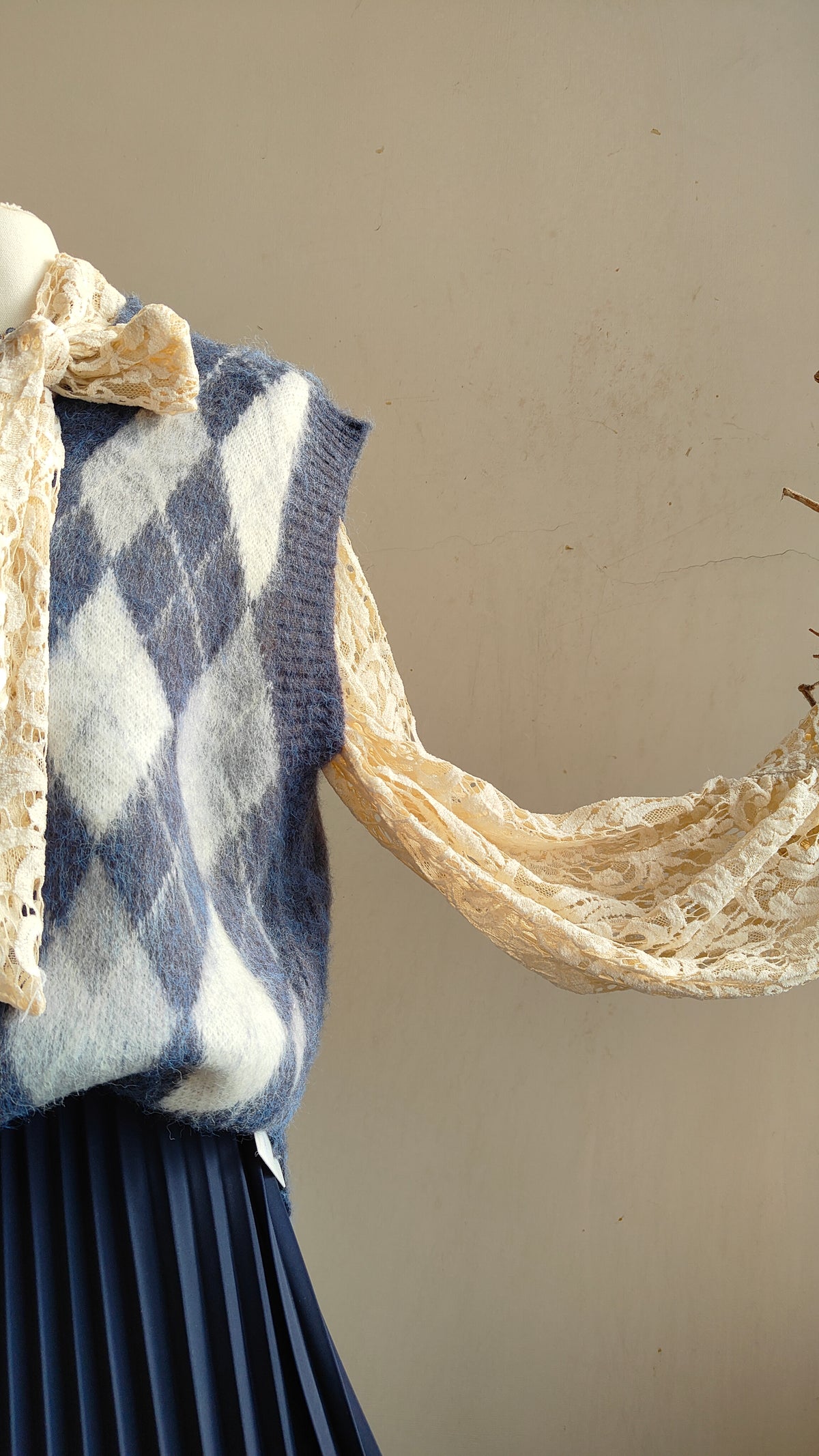 Gilet Margot – Fantasia Argyle