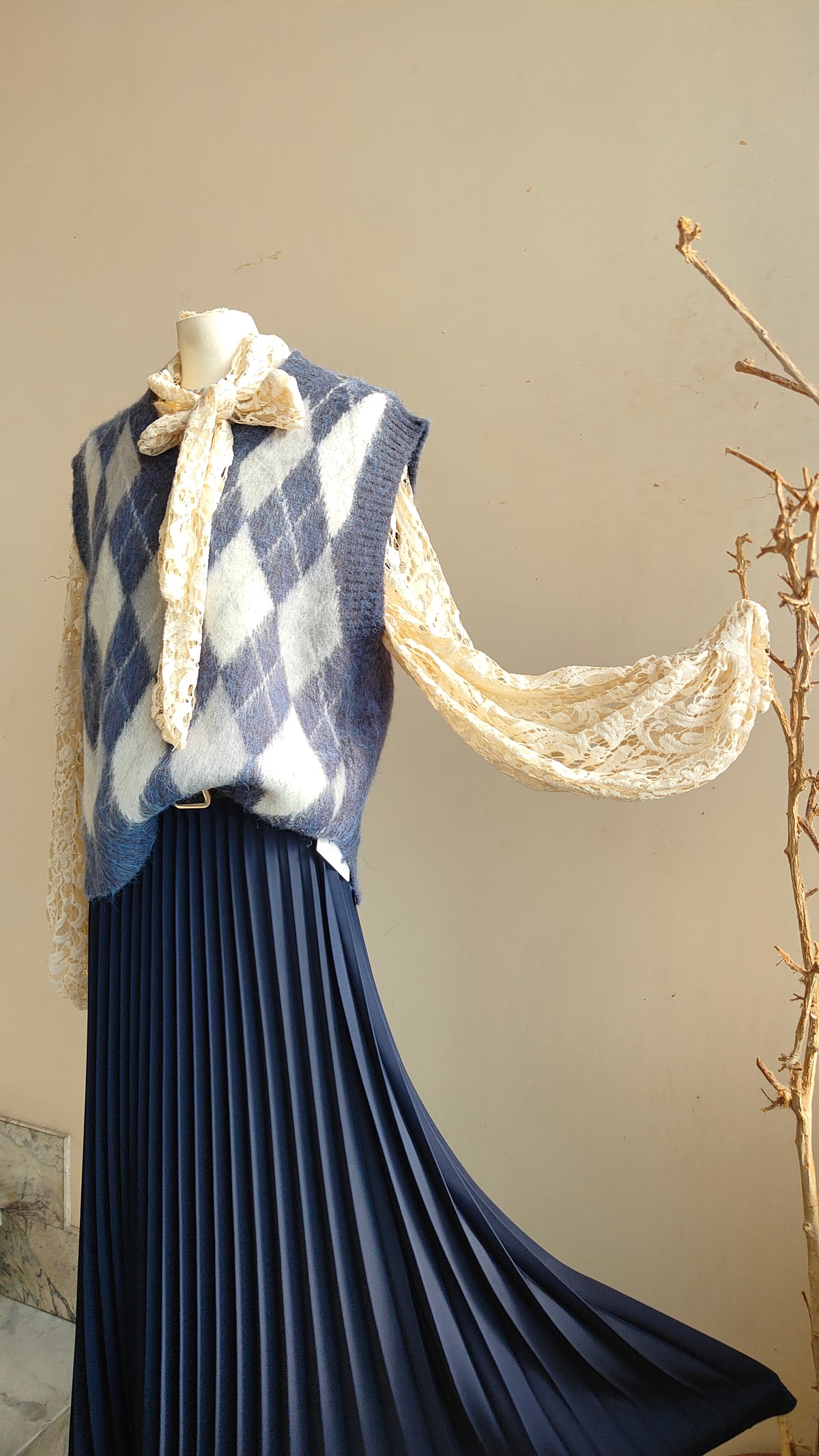 Gilet Margot – Fantasia Argyle