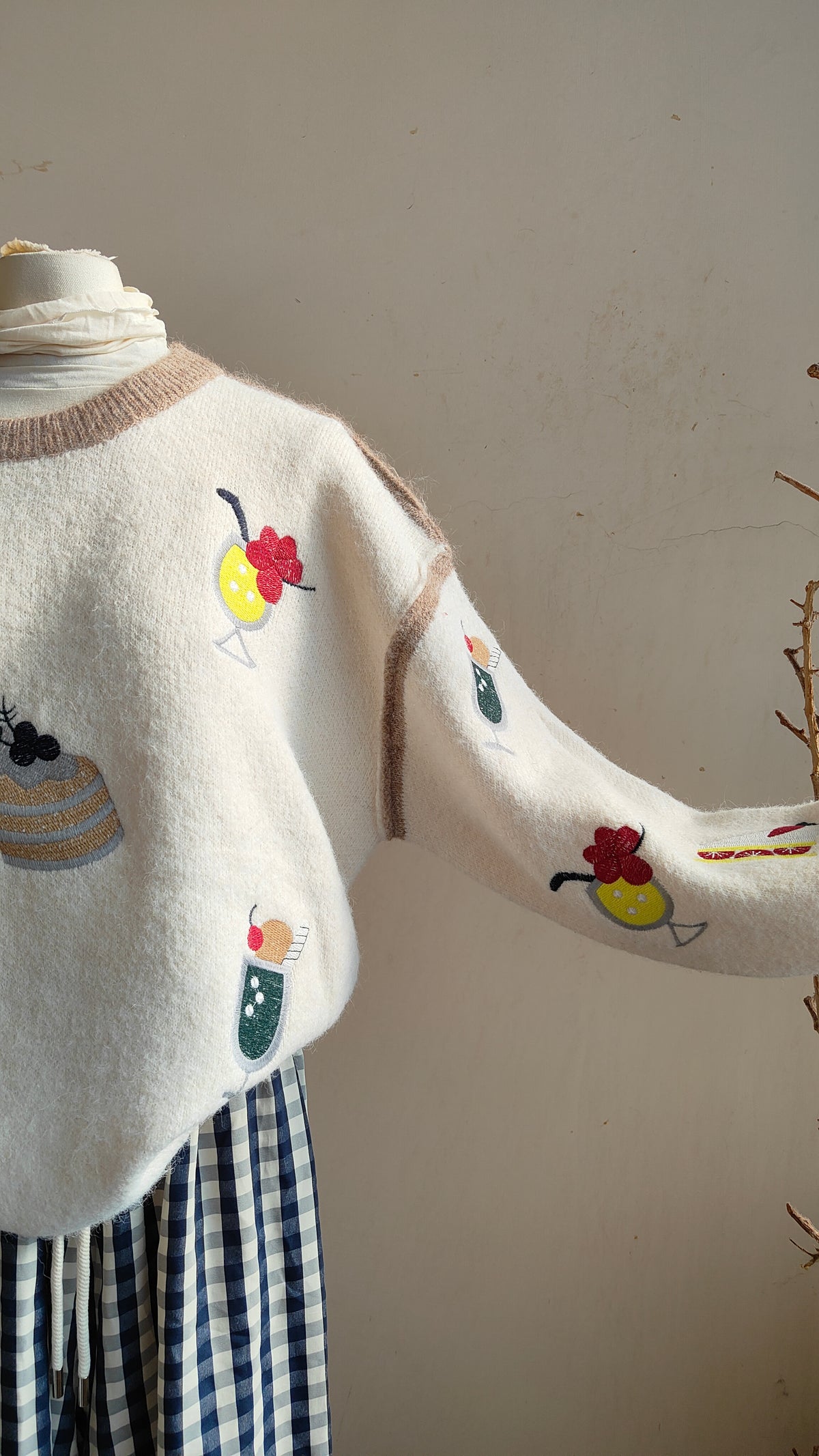 Maglione Pâtisserie – Fantasia Ricamata