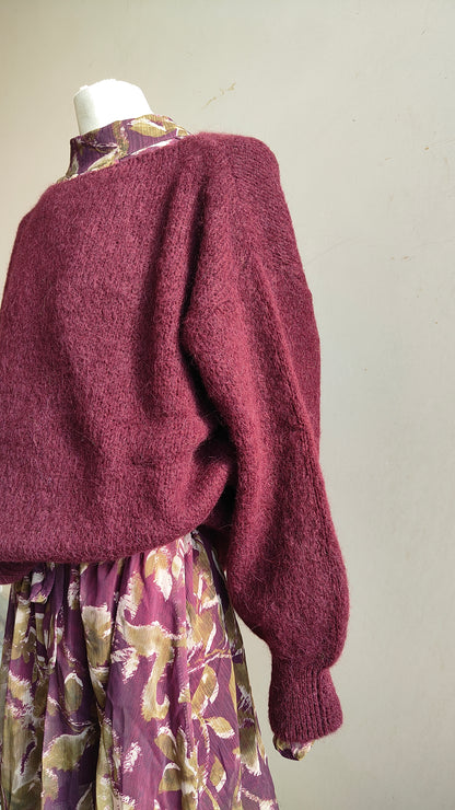 Maglione Odette – Scollo a Barca in Alpaca
