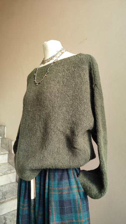 Maglione Odette – Scollo a Barca in Alpaca