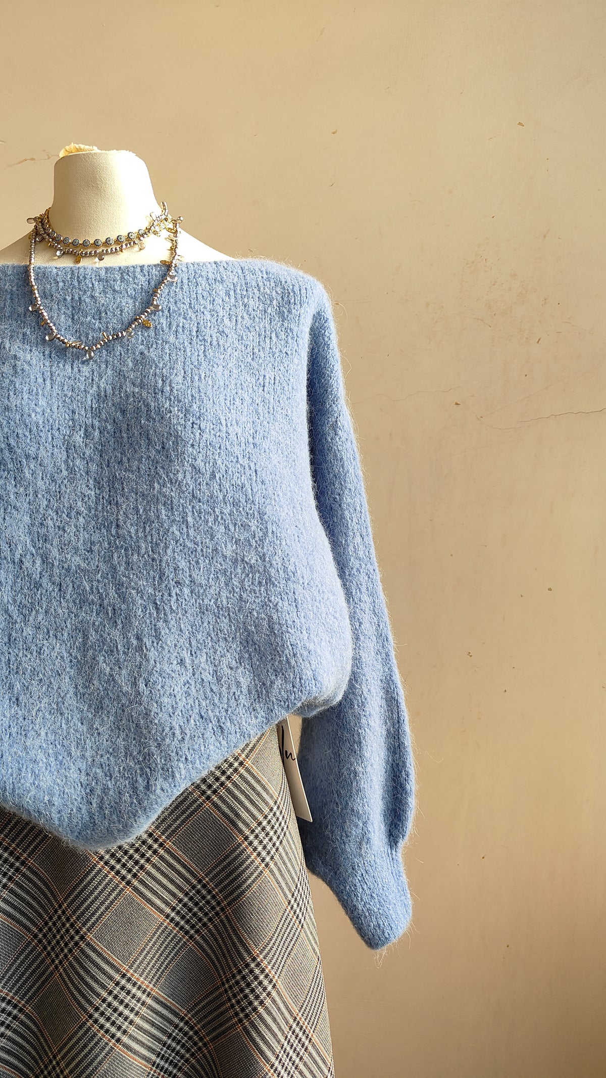 Maglione Odette – Scollo a Barca in Alpaca