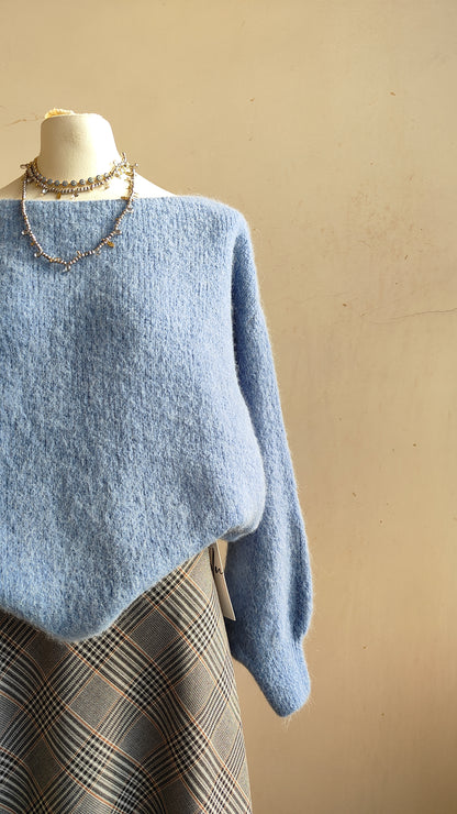 Maglione Odette – Scollo a Barca in Alpaca